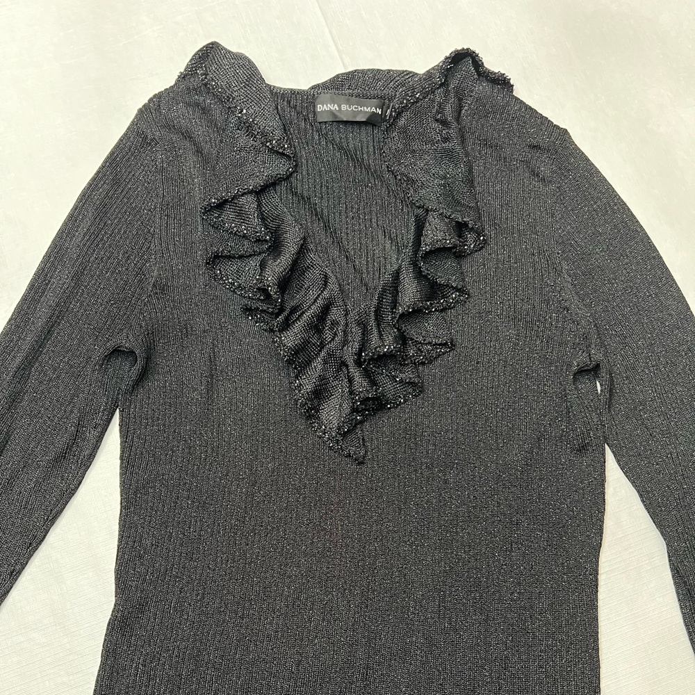 Dana Buchman beautiful elegant black sparkle